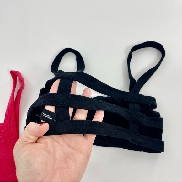 Urban Outfitters Out from Under Crop Top and Cage Sports Bra Bundle XS/ S - Picture 4 of 10